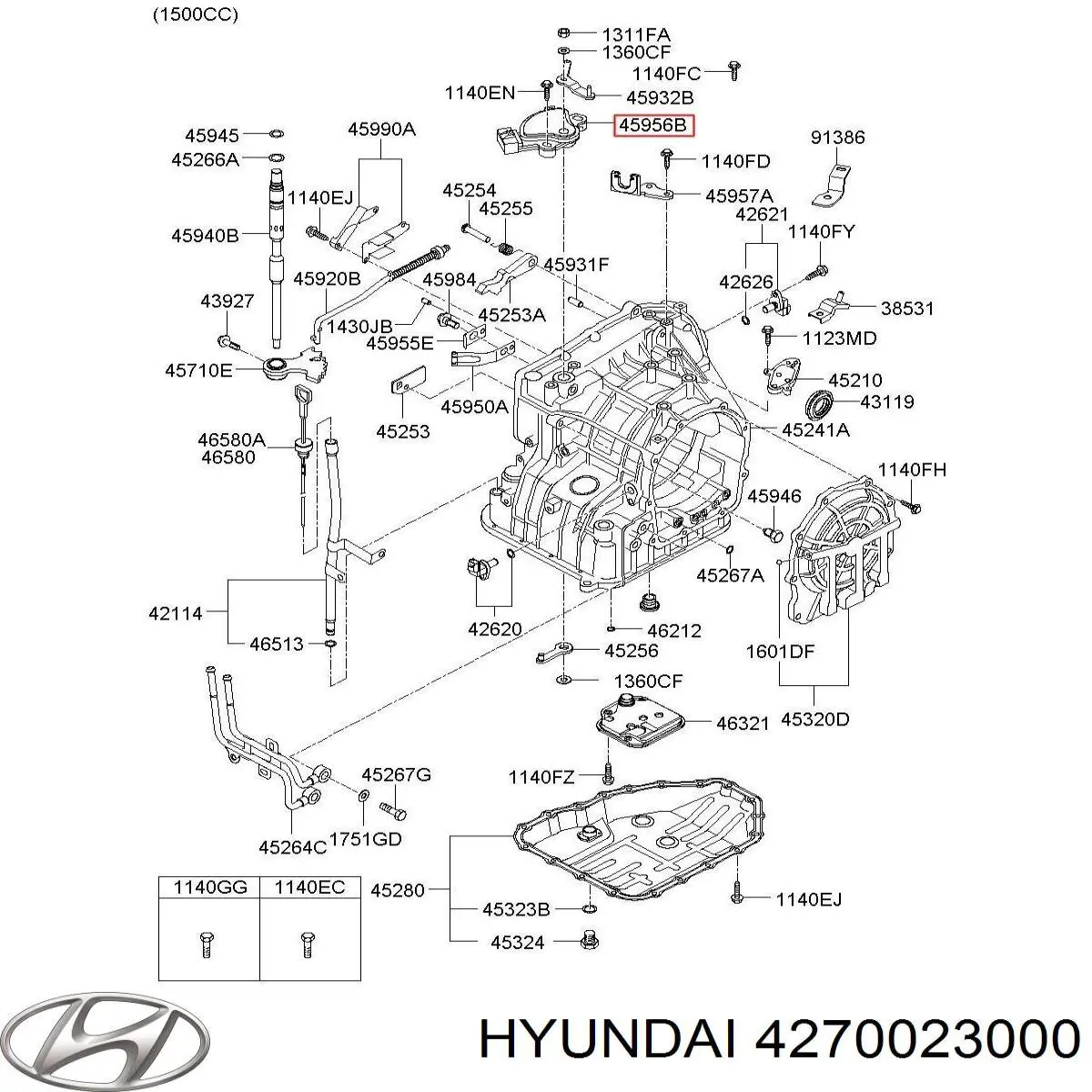 Sensor de posição de seletor da Caixa Automática de Mudança Hyundai/Kia 4270023000 preço, a partir de 42,71 USD