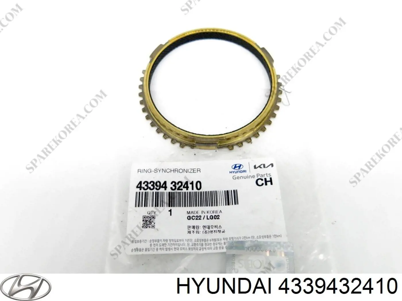 Anel de sincronizador Hyundai/Kia 4339432410 preço, a partir de 61,74 USD