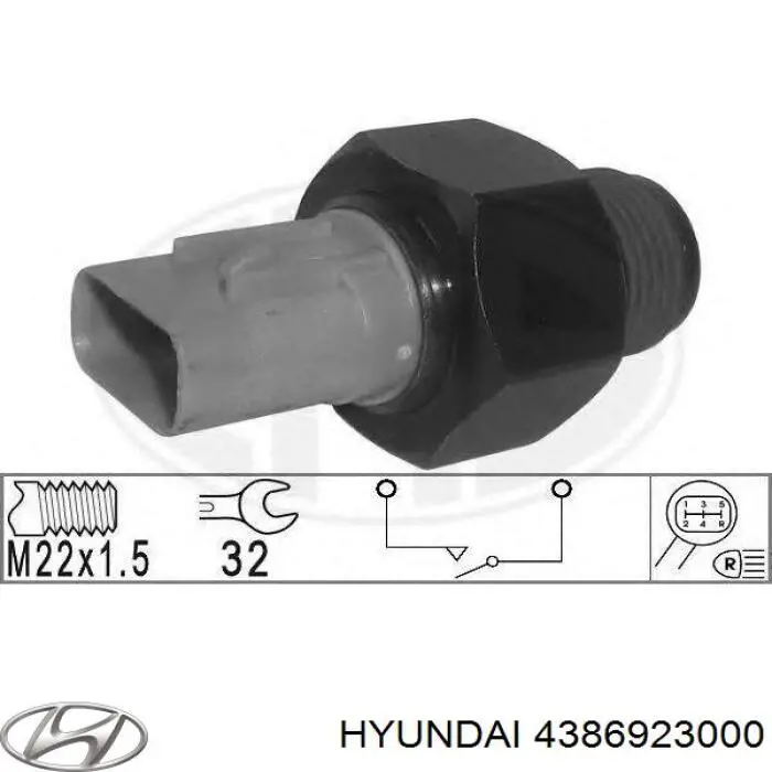 Sensor de ativação das luzes de marcha à ré Hyundai/Kia 4386923000 preço, a partir de 24,52 USD