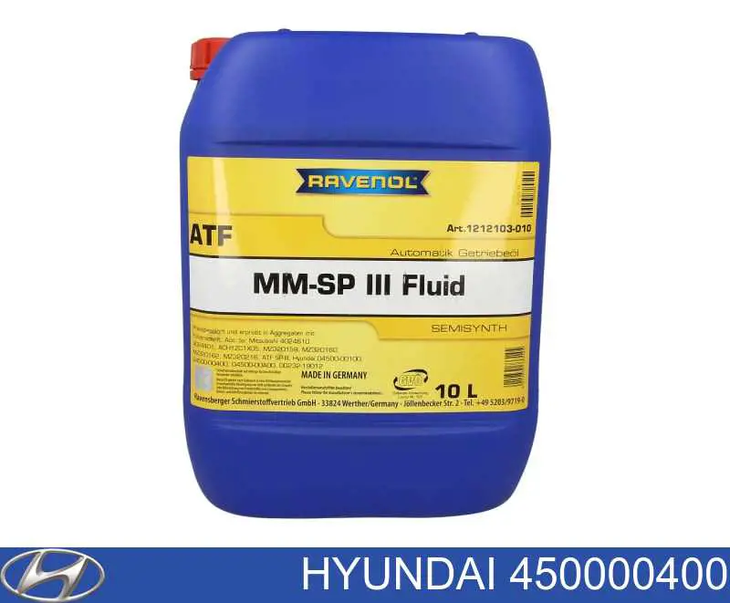 Óleo de transmissão Hyundai/Kia 450000400 preço, a partir de 64,13 USD
