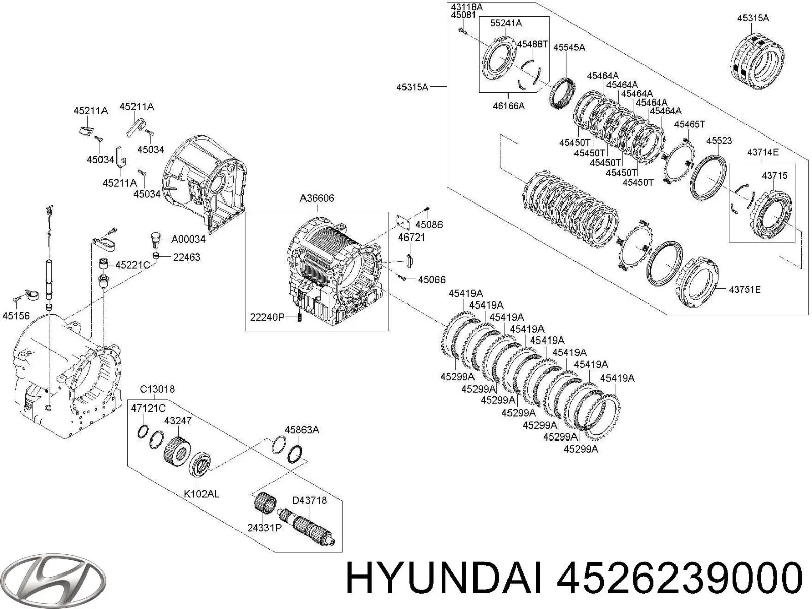  Hyundai/Kia 4526239000 preço, a partir de  