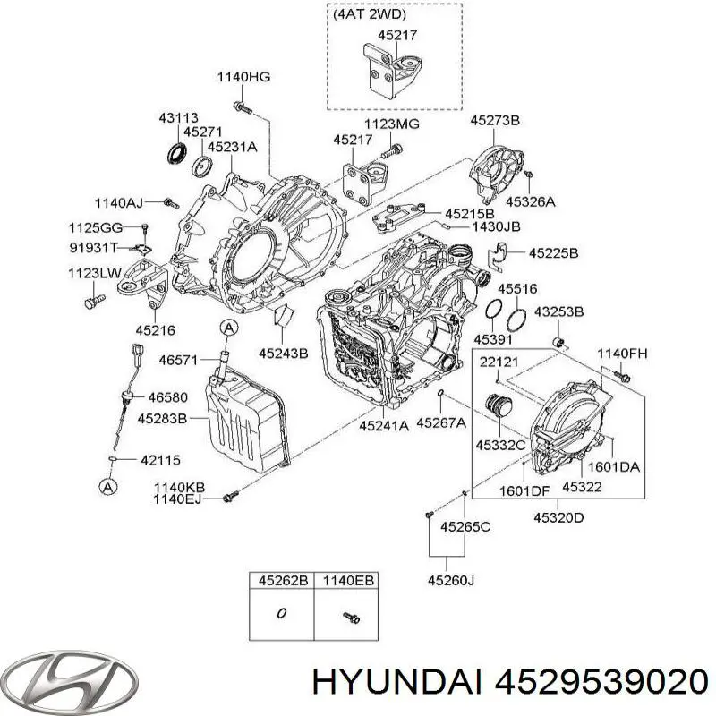  Hyundai/Kia 4529539020 preço, a partir de 20,76 USD