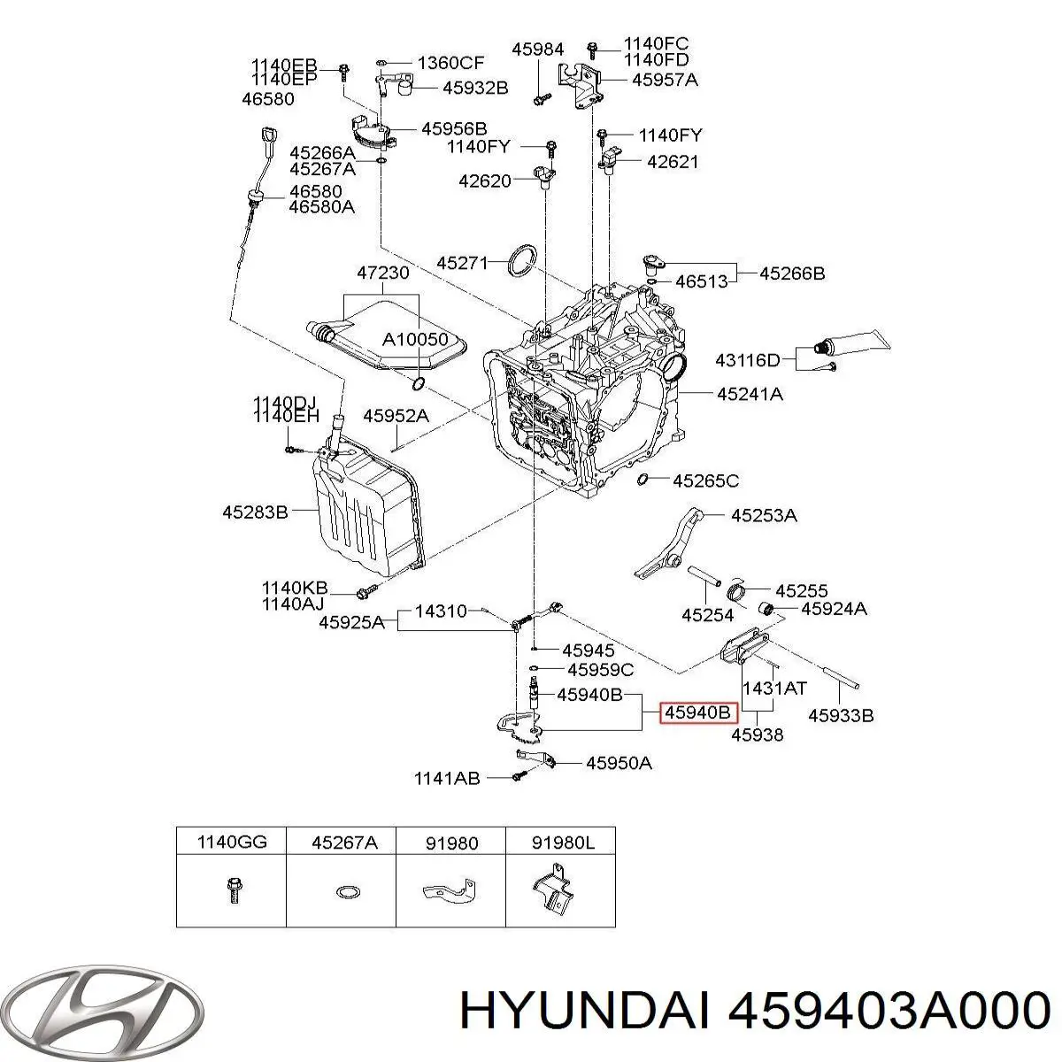  Hyundai/Kia 459403A000 preço, a partir de  