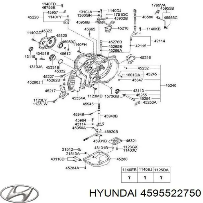4595522750 Hyundai/Kia Sensor de velocidade