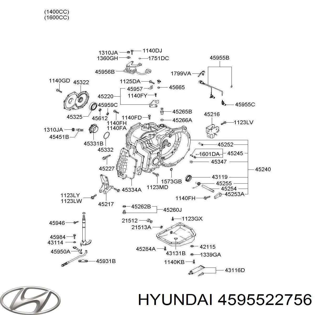 4595522755 Hyundai/Kia Sensor de velocidade