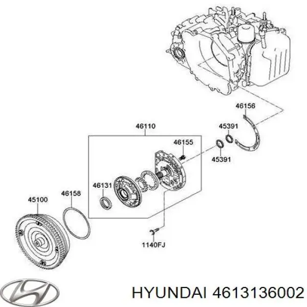 Bucim de bomba de óleo da Caixa Automática de Mudança Hyundai/Kia 4613136002 preço, a partir de 8,05 USD