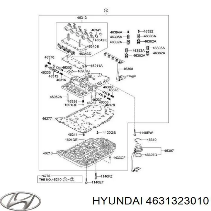 Solenoide da Caixa Automática de Mudança Hyundai/Kia 4631323010 preço, a partir de 57,22 USD