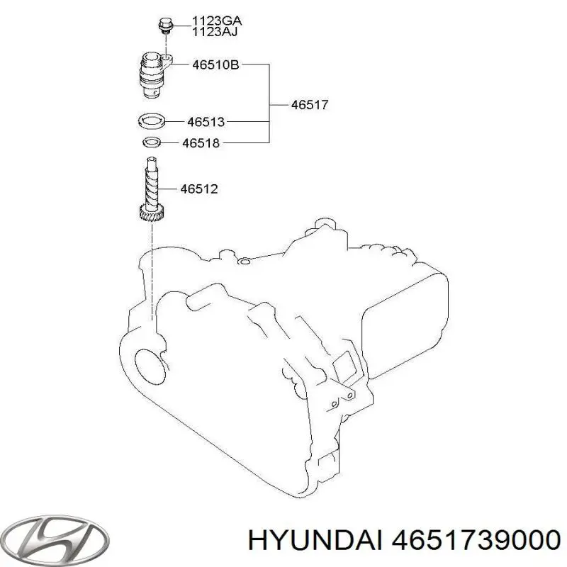 Compre 4651739000 Hyundai/Kia Sensor de velocidade