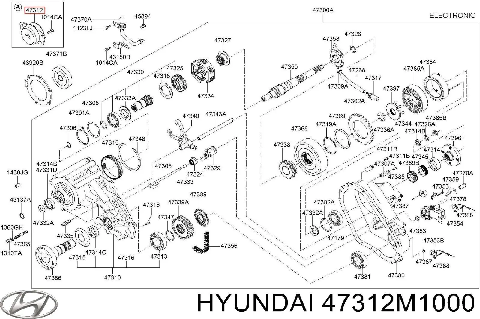  Hyundai/Kia 47312M1000 preço, a partir de 116,18 USD
