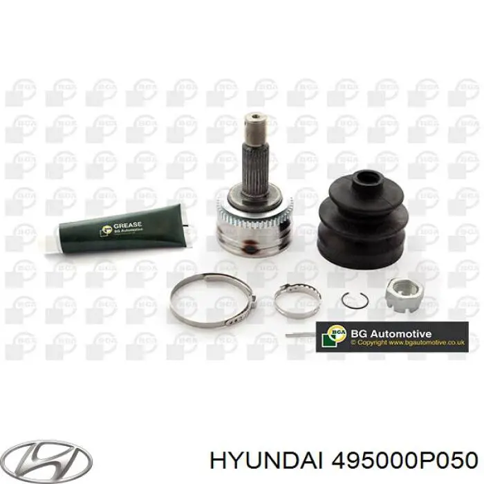 495000P050 Hyundai/Kia Semieixo (acionador) dianteiro direito