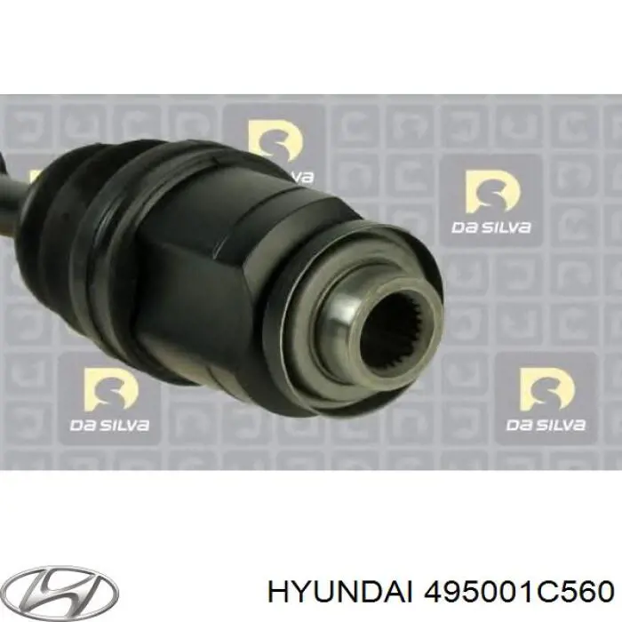 495001C560 Hyundai/Kia Semieixo (acionador) dianteiro direito