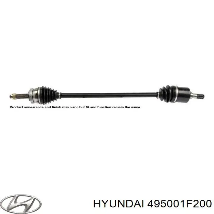 495001F200 Hyundai/Kia Semieixo (acionador) dianteiro direito