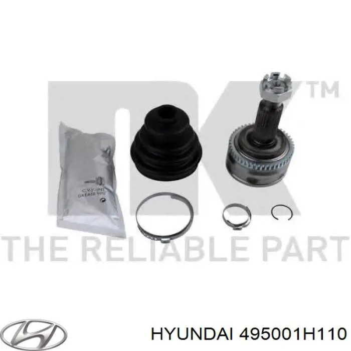 Semieixo (acionador) dianteiro direito Hyundai/Kia 495001H110 preço, a partir de 89,21 USD
