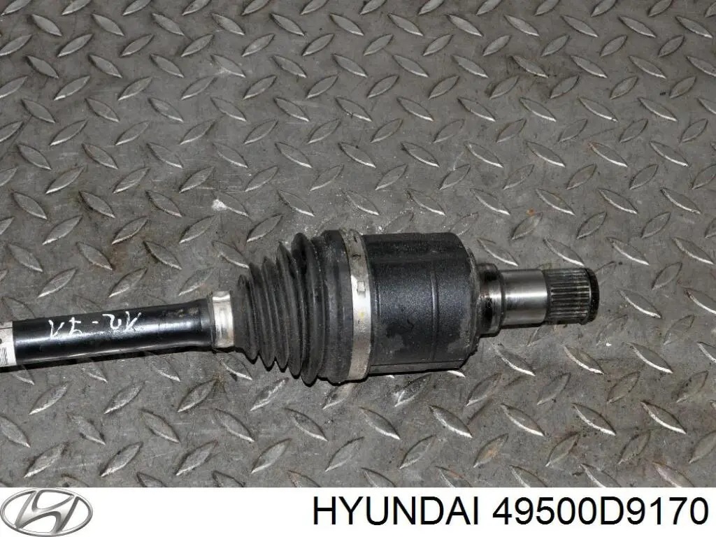 49500D9170 Hyundai/Kia Semieixo (acionador) dianteiro esquerdo