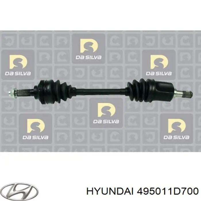 495011D700 Hyundai/Kia Semieixo (acionador) dianteiro esquerdo
