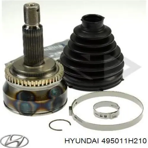 Semieixo (acionador) dianteiro esquerdo Hyundai/Kia 495011H210 preço, a partir de 79,71 USD