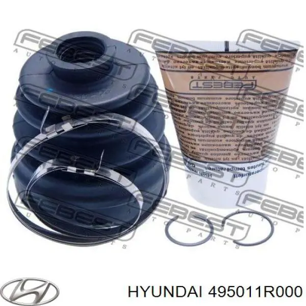 Semieixo (acionador) dianteiro direito Hyundai/Kia 495011R000 preço, a partir de 132,89 USD