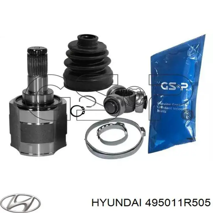Semieixo (acionador) dianteiro direito Hyundai/Kia 495011R505 preço, a partir de 132,89 USD