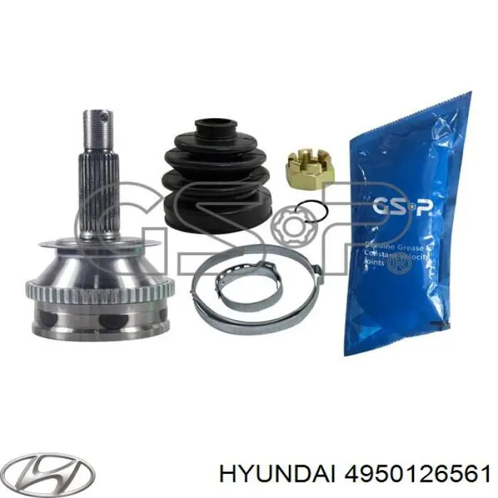 Semieixo (acionador) dianteiro direito Hyundai/Kia 4950126561 preço, a partir de 114,60 USD