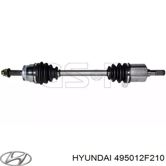 495012F210 Hyundai/Kia Semieixo (acionador) dianteiro esquerdo