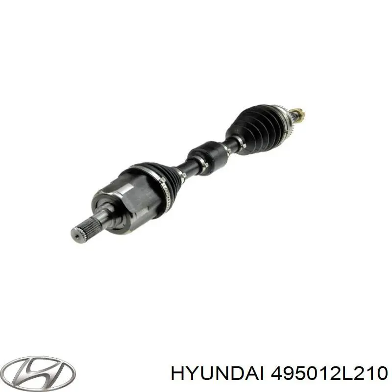495012L210 Hyundai/Kia Semieixo (acionador) dianteiro direito