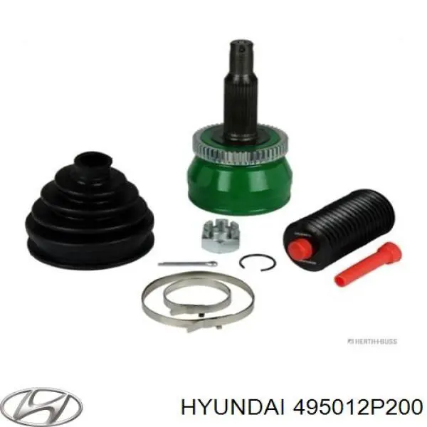 Junta homocinética externa dianteira 495012P200 Hyundai/Kia