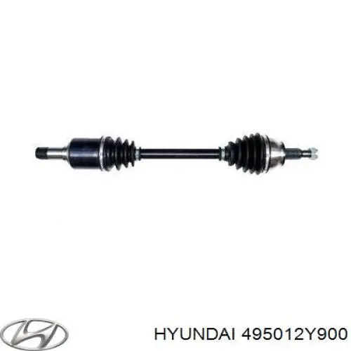 495012Y900 Hyundai/Kia Semieixo (acionador) dianteiro direito