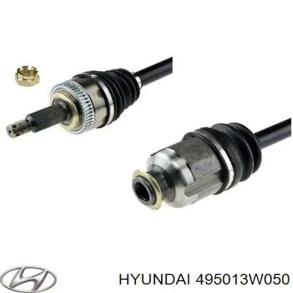 Semieixo (acionador) dianteiro direito Hyundai/Kia 495013W050 preço, a partir de 450,71 USD
