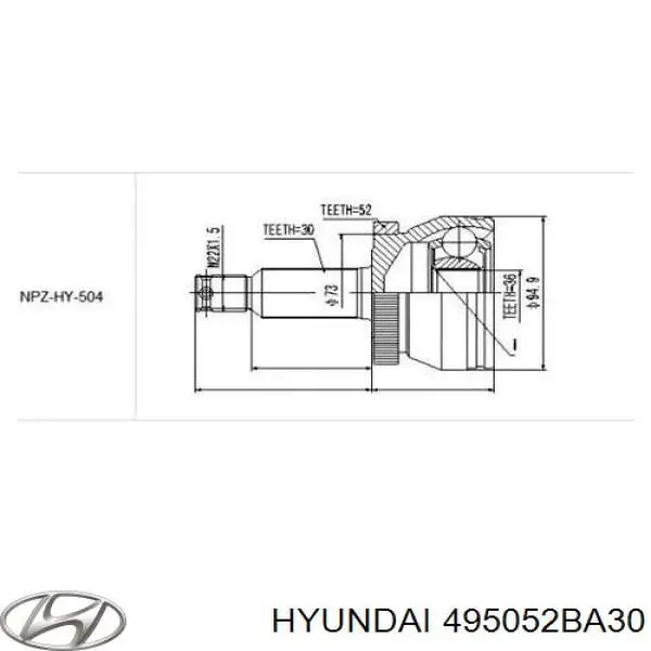 Junta homocinética interna dianteira esquerda GSP 624095 preço, a partir de 61,18 USD