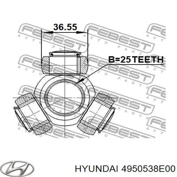 Compre 4950538E00 Hyundai/Kia Junta homocinética interna dianteira