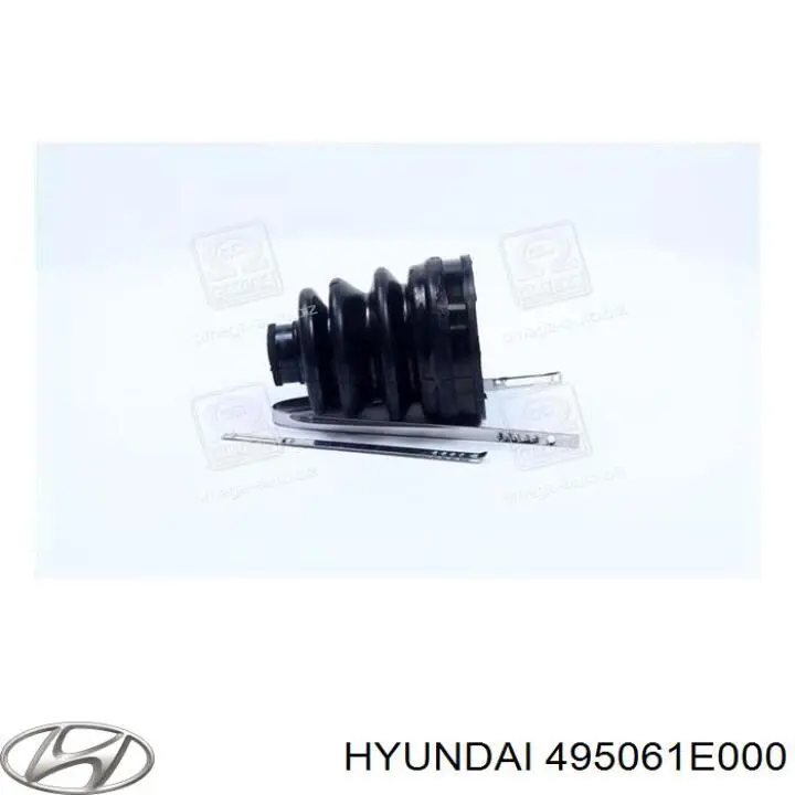 495061E000 Hyundai/Kia Bota de proteção interna de junta homocinética do semieixo dianteiro