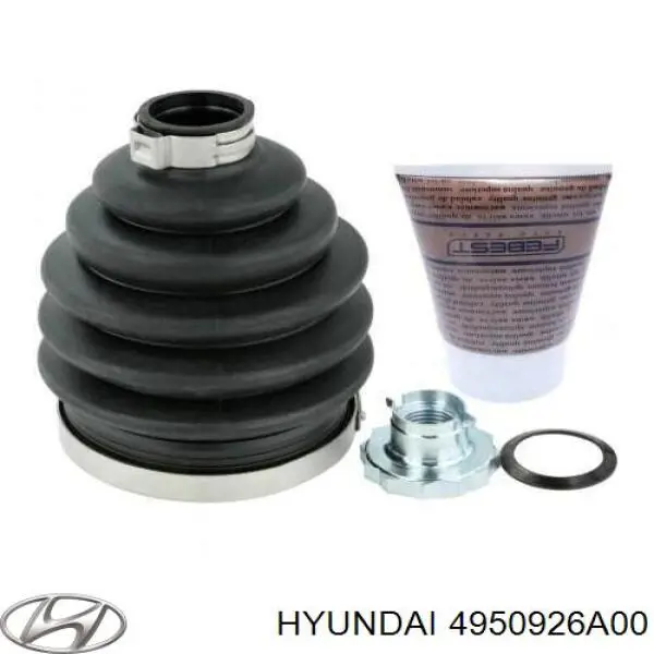 Bota de proteção externa de junta homocinética do semieixo dianteiro 4950926A00 Hyundai/Kia