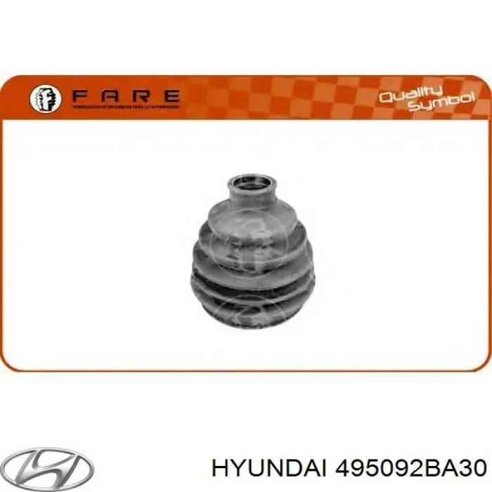 Bota de proteção externa direita de junta homocinética Hyundai/Kia 495092BA30 preço, a partir de 16,60 USD
