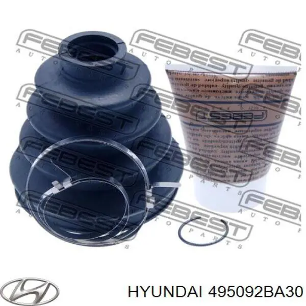 Compre 495092BA30 Hyundai/Kia Bota de proteção externa direita de junta homocinética