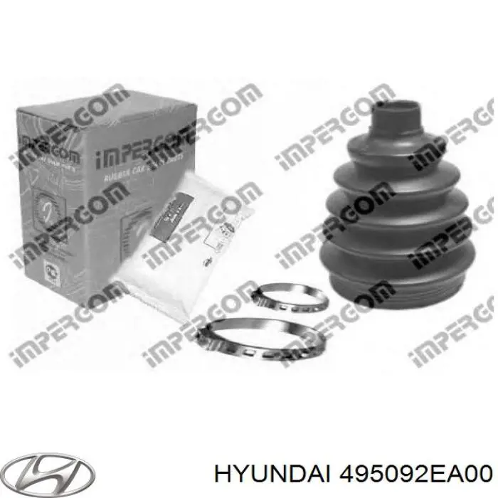 Compre 495092EA00 Hyundai/Kia Bota de proteção externa de junta homocinética do semieixo dianteiro