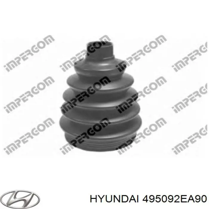 Compre 495092EA90 Hyundai/Kia Bota de proteção externa de junta homocinética do semieixo dianteiro