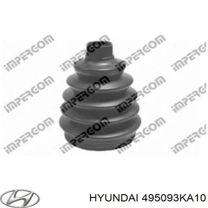 Compre 495093KA10 Hyundai/Kia Bota de proteção externa de junta homocinética do semieixo dianteiro