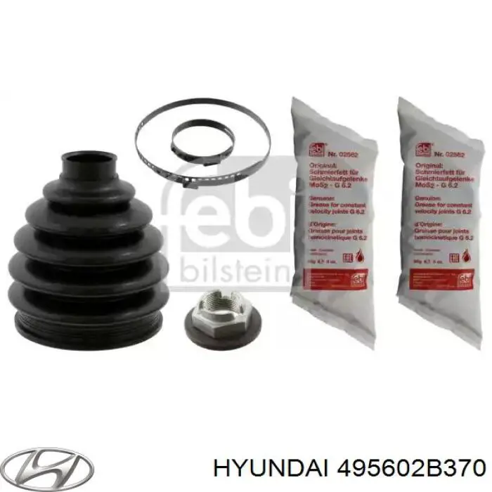 495602B370 Hyundai/Kia Veio de acionamento do semieixo intermédio