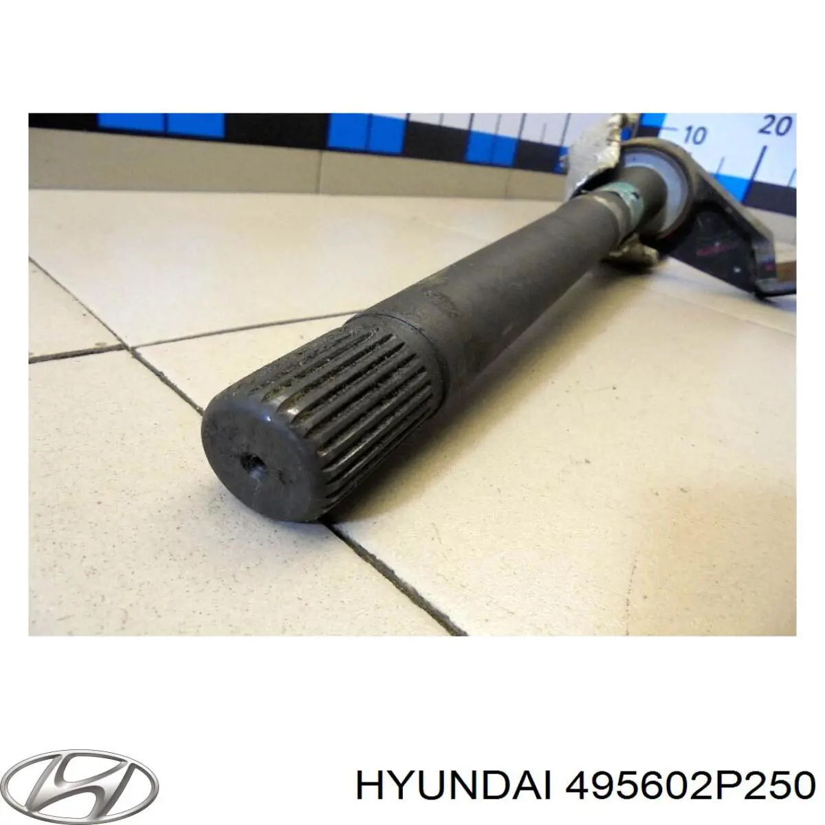 Veio de acionamento do semieixo intermédio 495602P250 Hyundai/Kia