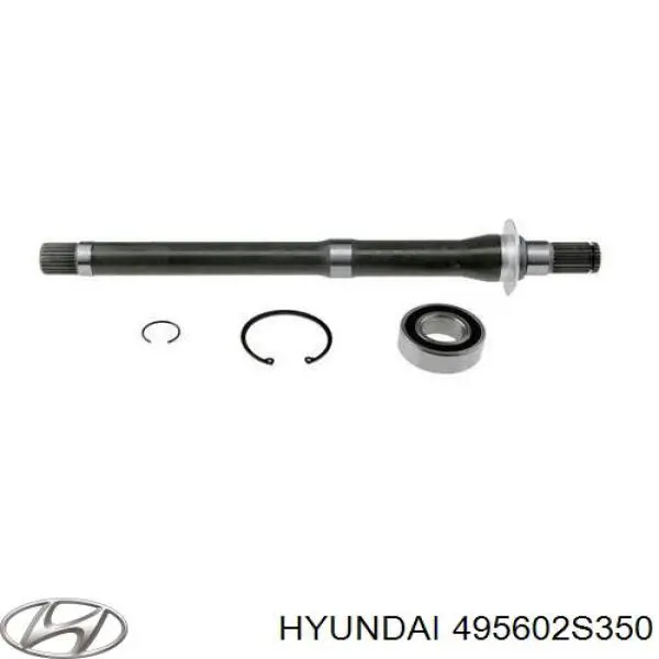 495602S350 Hyundai/Kia Veio de acionamento do semieixo intermédio