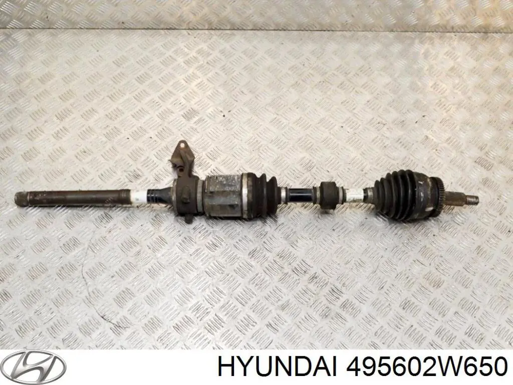 Veio de acionamento do semieixo intermédio Hyundai/Kia 495602W650