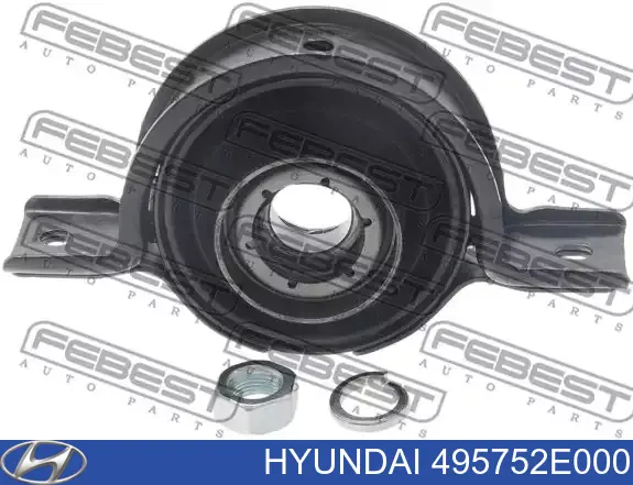 495752E000 Hyundai/Kia Rolamento suspenso da junta universal