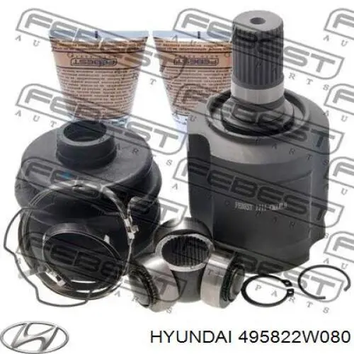 Junta homocinética interna dianteira direita Hyundai/Kia 495822W080 preço, a partir de 69,59 USD