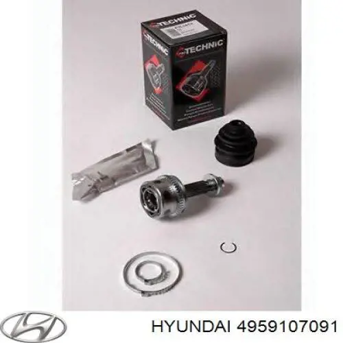 Junta homocinética externa dianteira esquerda Hyundai/Kia 4959107091 preço, a partir de  