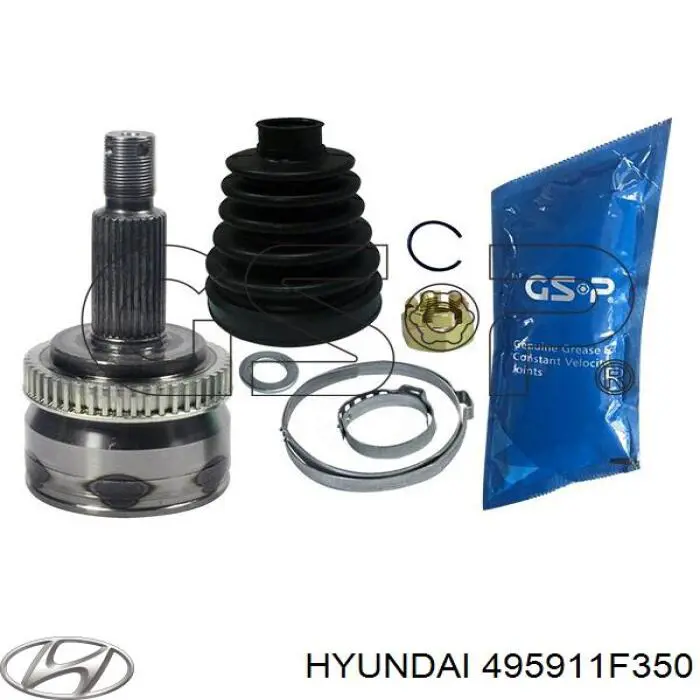 495911F350 Hyundai/Kia Junta homocinética externa dianteira