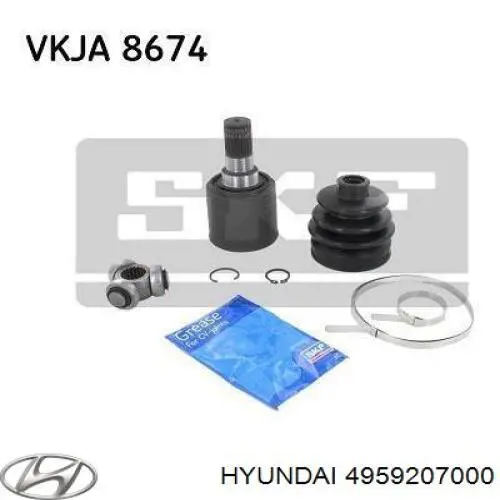 Junta homocinética interna dianteira Hyundai/Kia 4959207000 preço, a partir de 43,48 USD