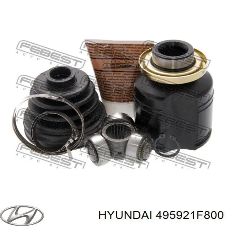 Semieixo (acionador) dianteiro direito Hyundai/Kia 495001F800 preço, a partir de 140,66 USD