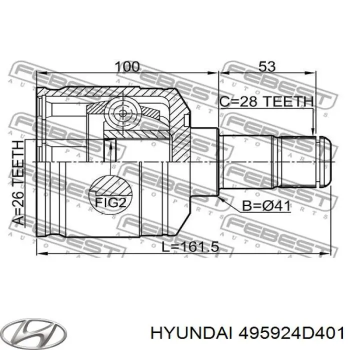 Bota de proteção interna esquerda de junta homocinética do semieixo dianteiro Hyundai/Kia 495014D401 preço, a partir de 119,18 USD