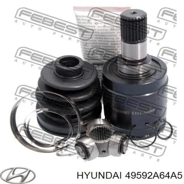 Junta homocinética interna dianteira esquerda Hyundai/Kia 49592A64A5 preço, a partir de 70,44 USD