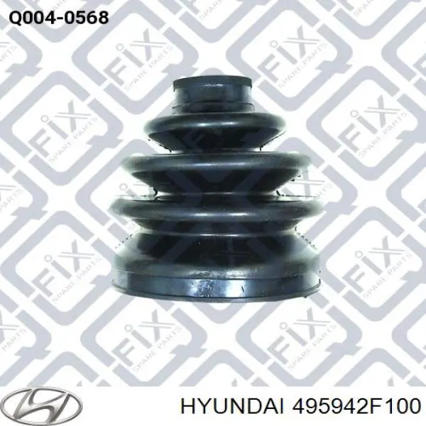 495942F100 Hyundai/Kia Bota de proteção externa de junta homocinética do semieixo dianteiro